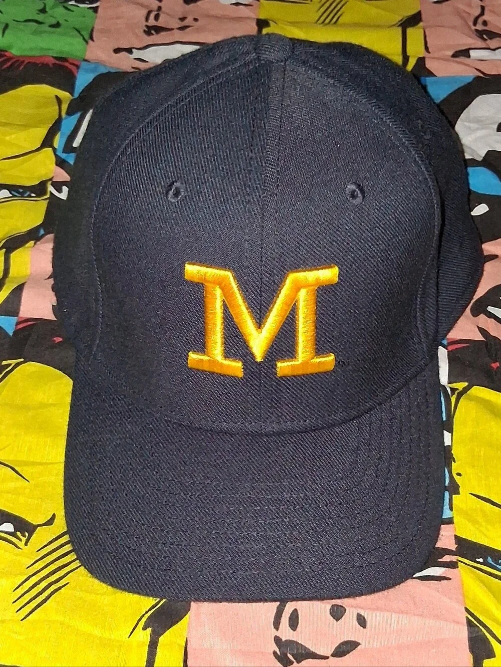 Jordan Michigan Wolverines Flex Stretch Fit Fitted Cap Hat Nike Jumpman
